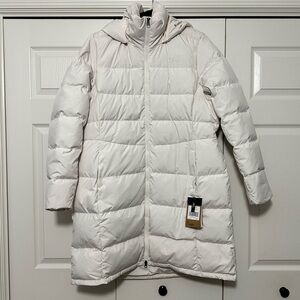 The North Face Metropolis Parka Puffer Coat Gardenia White (Cream) Size XXL NWT